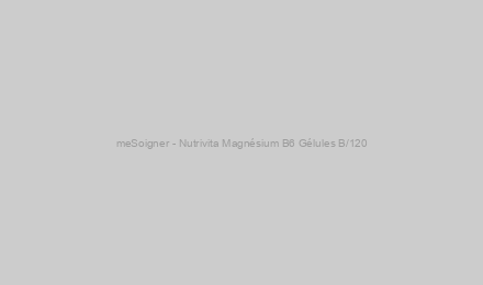 meSoigner - Nutrivita Magnésium B6 Gélules B/120